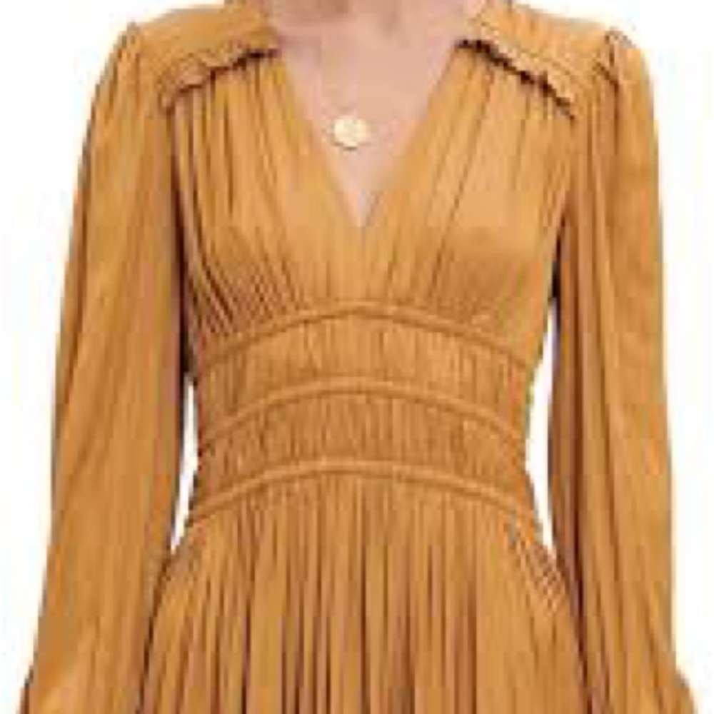 Brand new gold, classy and sophisticated Maje dress. Size 36